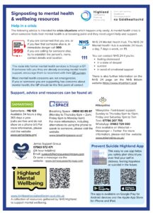 Signposting To Mental Health A4 2026 Update.pdf Images 0